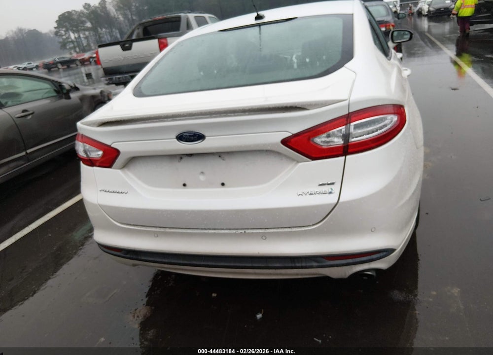 2013 FORD FUSION HYBRID SE VIN: 3FA6P0LUXDR265508