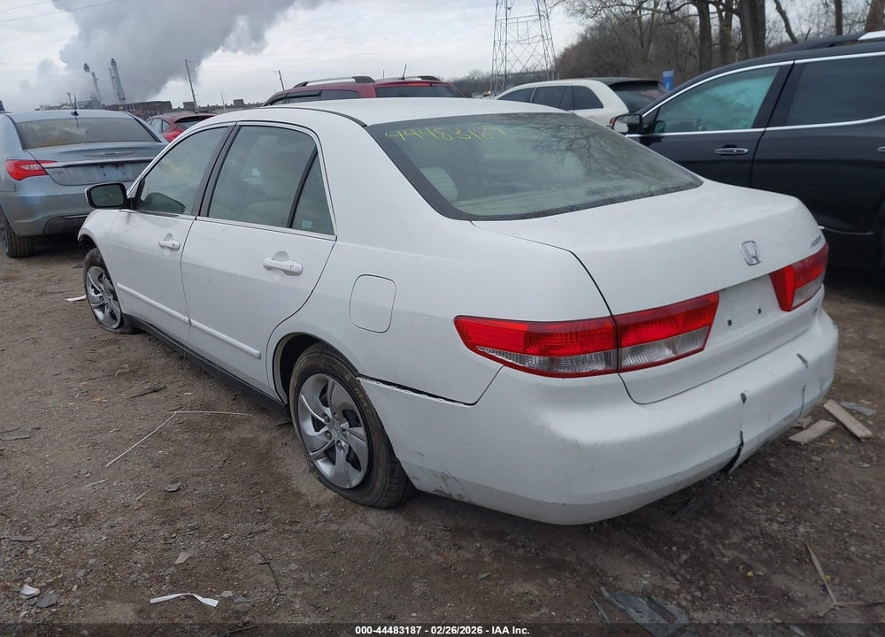 2003 HONDA ACCORD 2.4 LX VIN: 1HGCM56383A015295