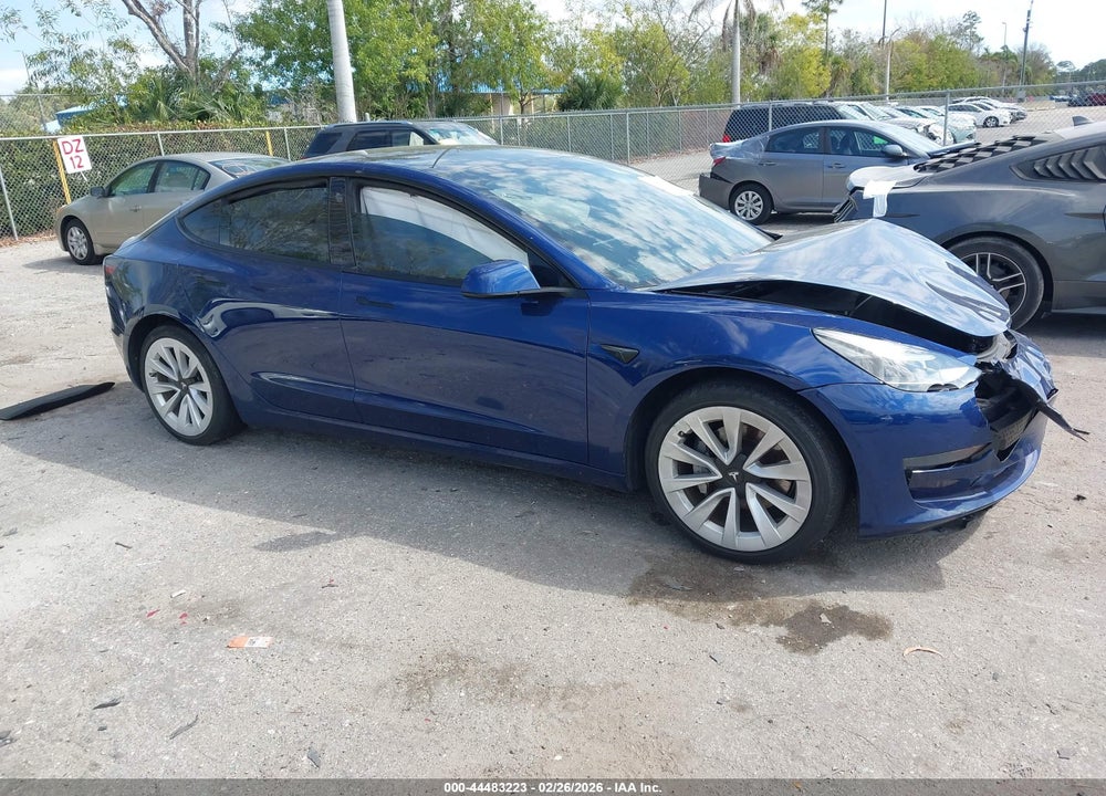 2021 TESLA MODEL 3 STANDARD RANGE PLUS REAR-WHEEL DRIVE VIN: 5YJ3E1EA3MF047164