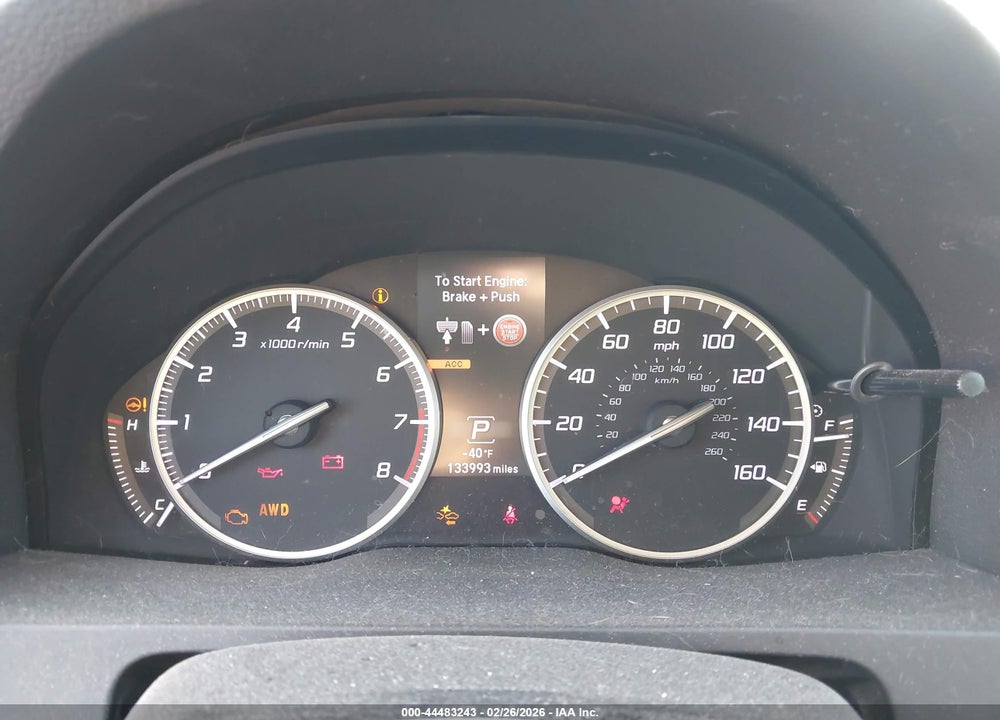 2018 ACURA RDX ADVANCE PACKAGE VIN: 5J8TB4H76JL014812