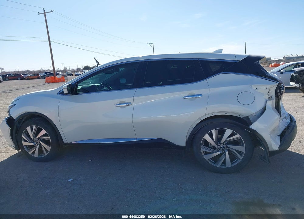 2022 NISSAN MURANO SL FWD VIN: 5N1AZ2CJ2NC111788