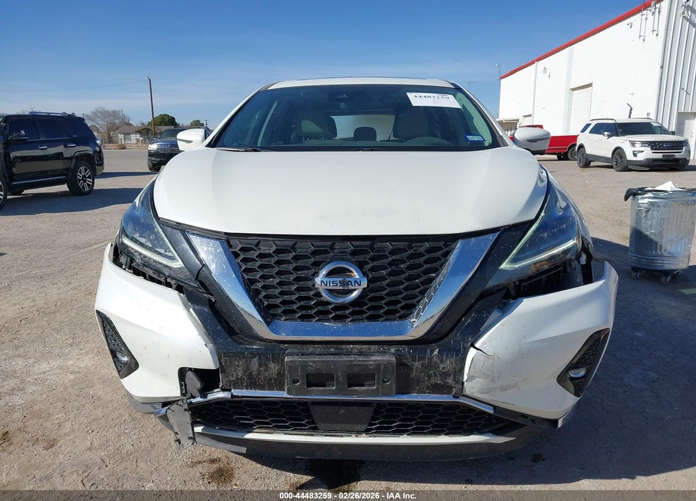 2022 NISSAN MURANO SL FWD VIN: 5N1AZ2CJ2NC111788