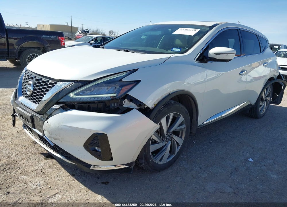 2022 NISSAN MURANO SL FWD VIN: 5N1AZ2CJ2NC111788