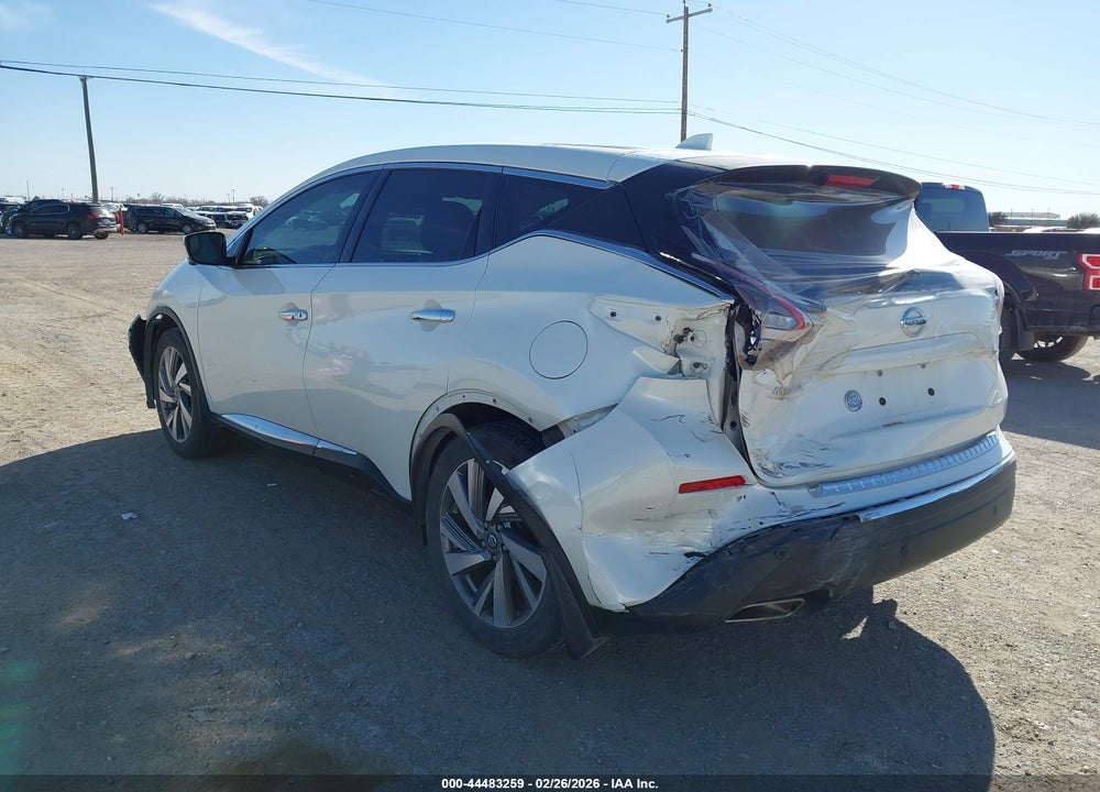 2022 NISSAN MURANO SL FWD VIN: 5N1AZ2CJ2NC111788