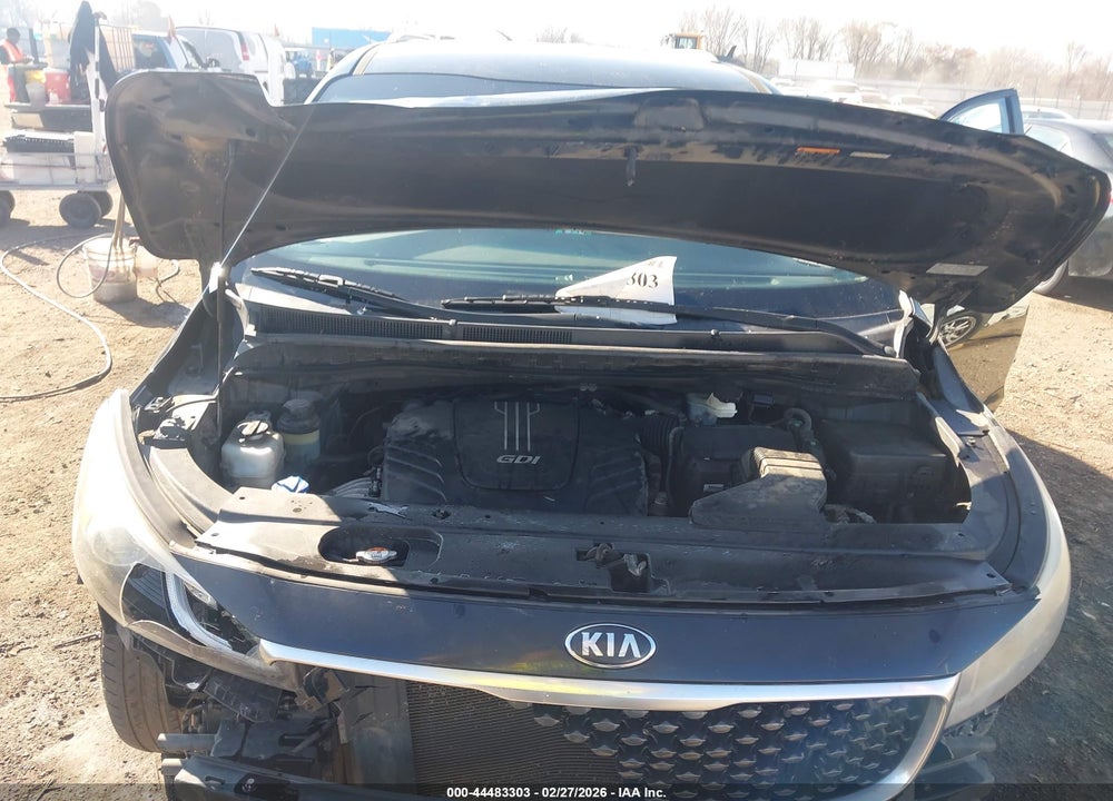 2016 KIA SEDONA LX VIN: KNDMB5C17G6114727