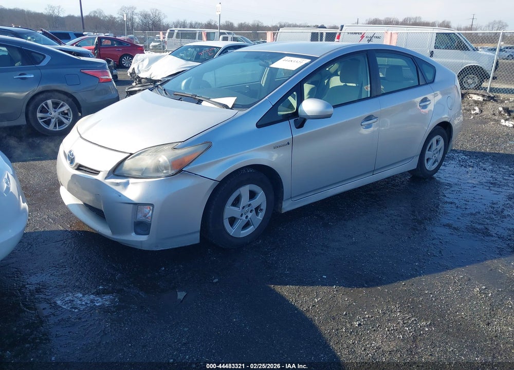 2011 TOYOTA PRIUS THREE VIN: JTDKN3DU5B5351789