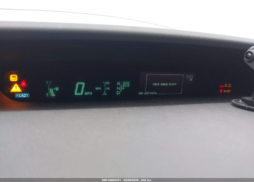 2011 TOYOTA PRIUS THREE VIN: JTDKN3DU5B5351789