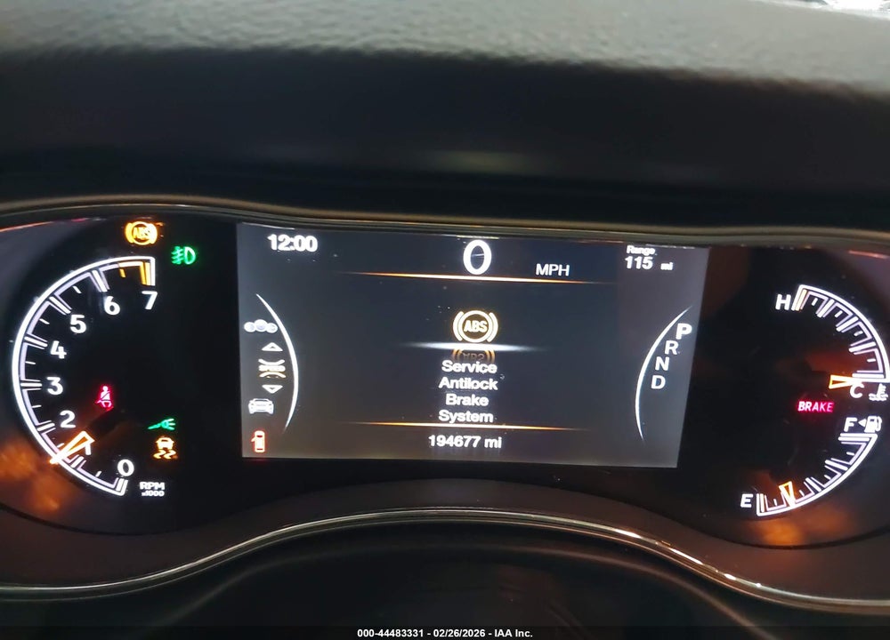 2017 JEEP GRAND CHEROKEE LIMITED 4X2 VIN: 1C4RJEBG6HC702412