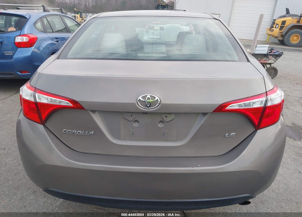 2015 TOYOTA COROLLA LE VIN: 2T1BURHE6FC301047