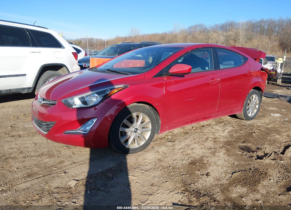 2014 HYUNDAI ELANTRA SE VIN: KMHDH4AE0EU182631