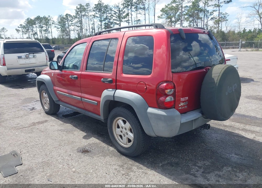 2006 JEEP LIBERTY SPORT VIN: 1J4GL48K36W127053