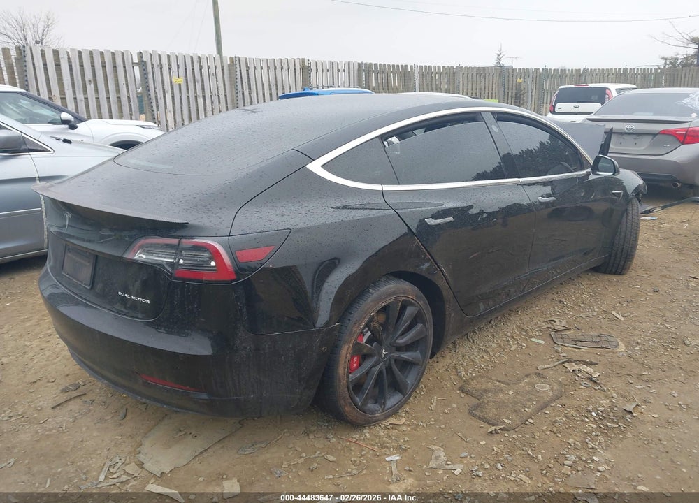 2020 TESLA MODEL 3 LONG RANGE DUAL MOTOR ALL-WHEEL DRIVE VIN: 5YJ3E1EBXLF600884