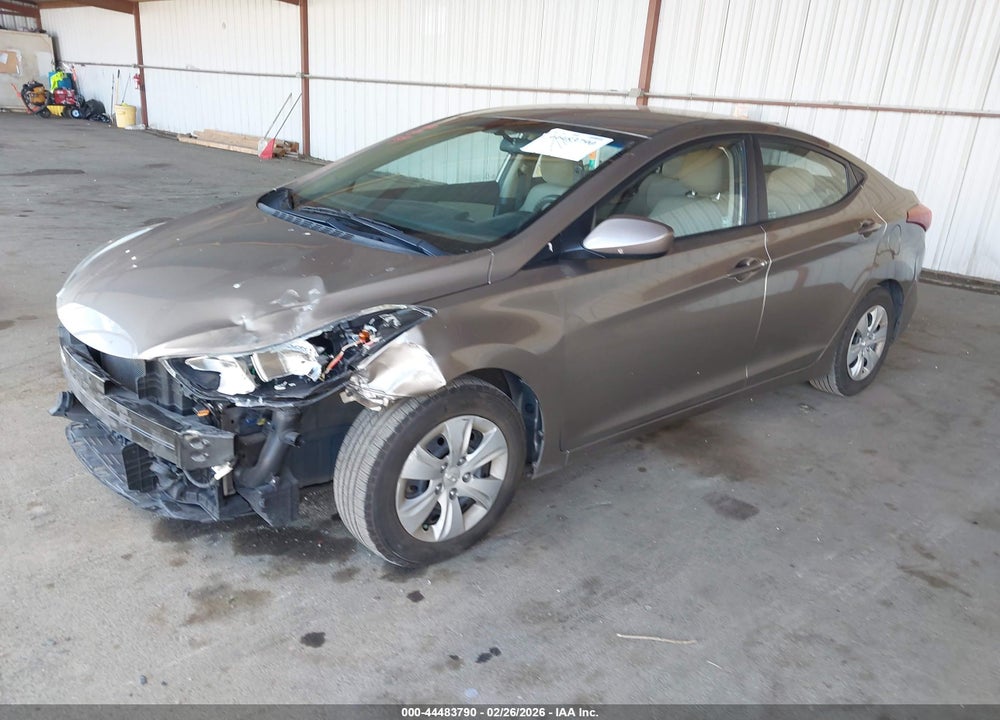 2016 HYUNDAI ELANTRA SE VIN: 5NPDH4AE9GH664287