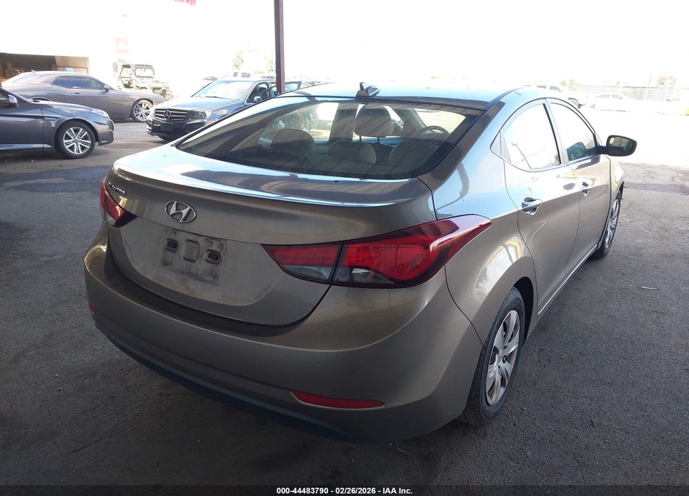 2016 HYUNDAI ELANTRA SE VIN: 5NPDH4AE9GH664287