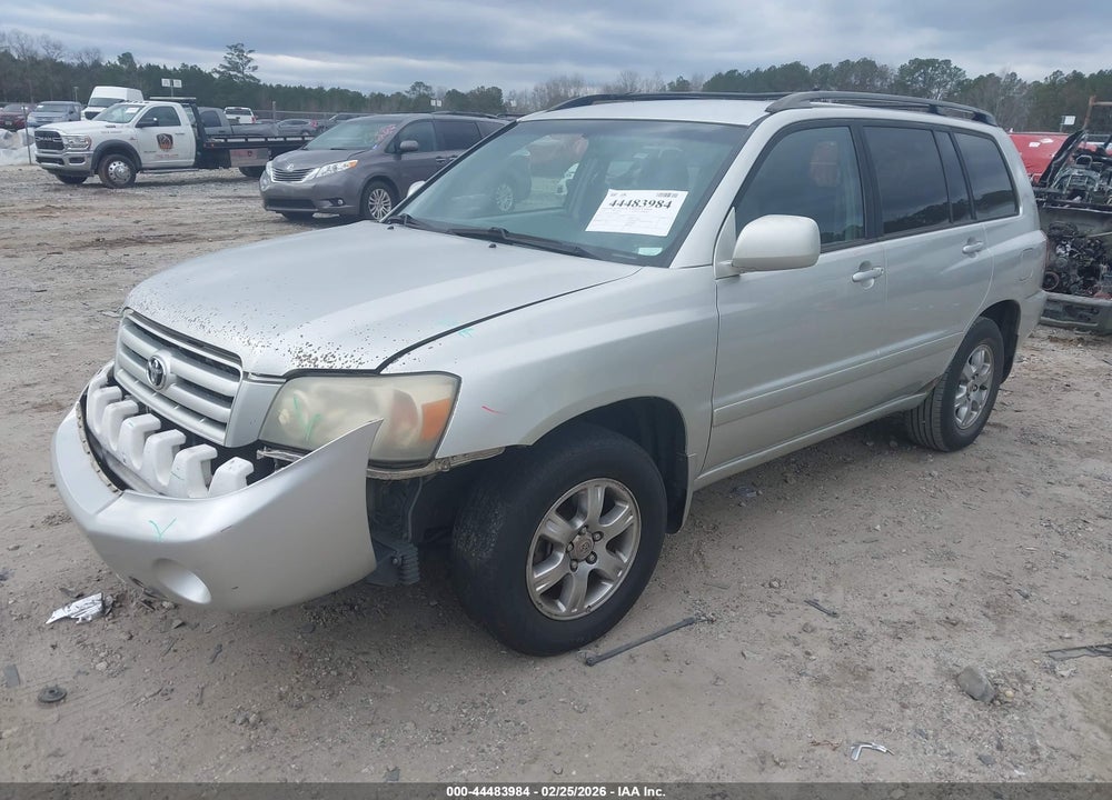 2005 TOYOTA HIGHLANDER V6 VIN: JTEGP21A150074429