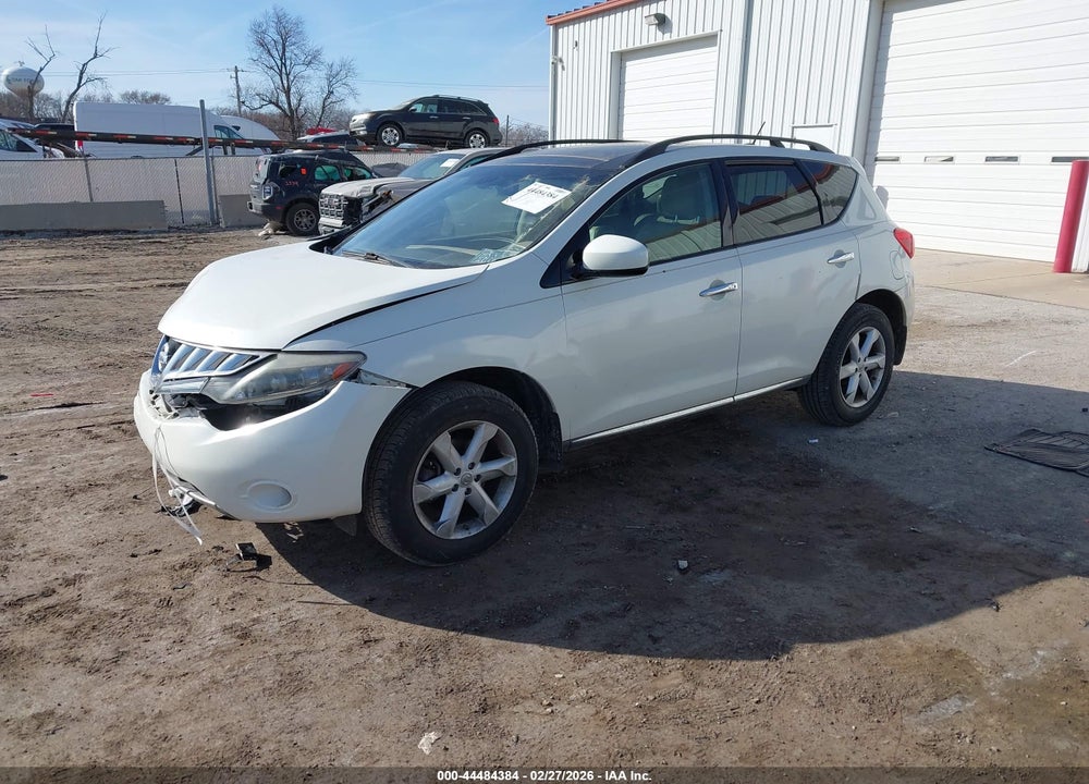 2010 NISSAN MURANO SL VIN: JN8AZ1MU2AW011159