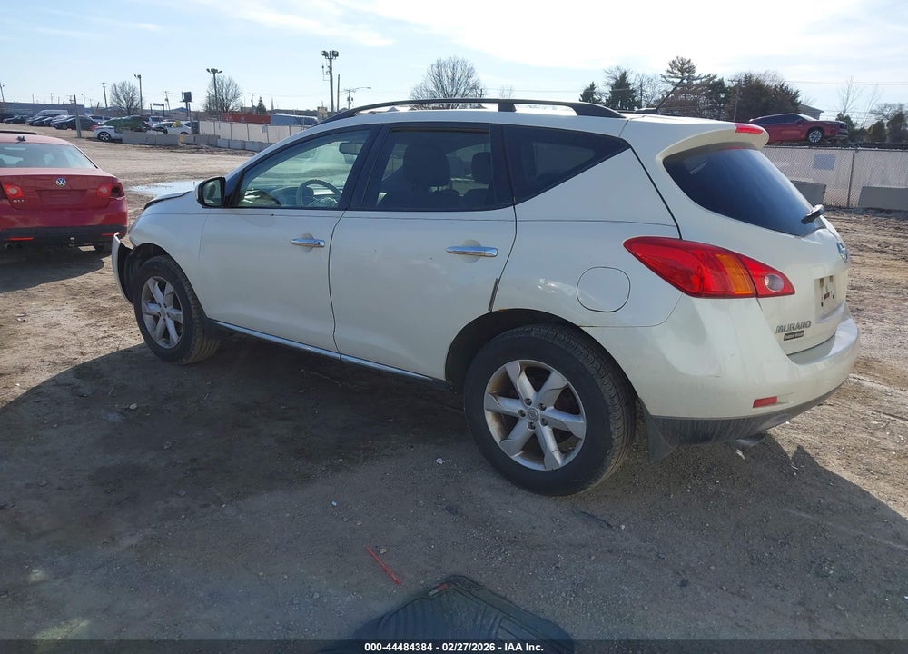 2010 NISSAN MURANO SL VIN: JN8AZ1MU2AW011159