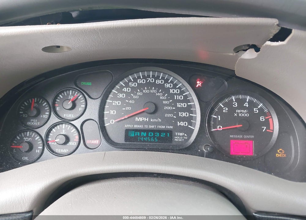 2004 CHEVROLET IMPALA SS SUPERCHARGED VIN: 2G1WP551149183031