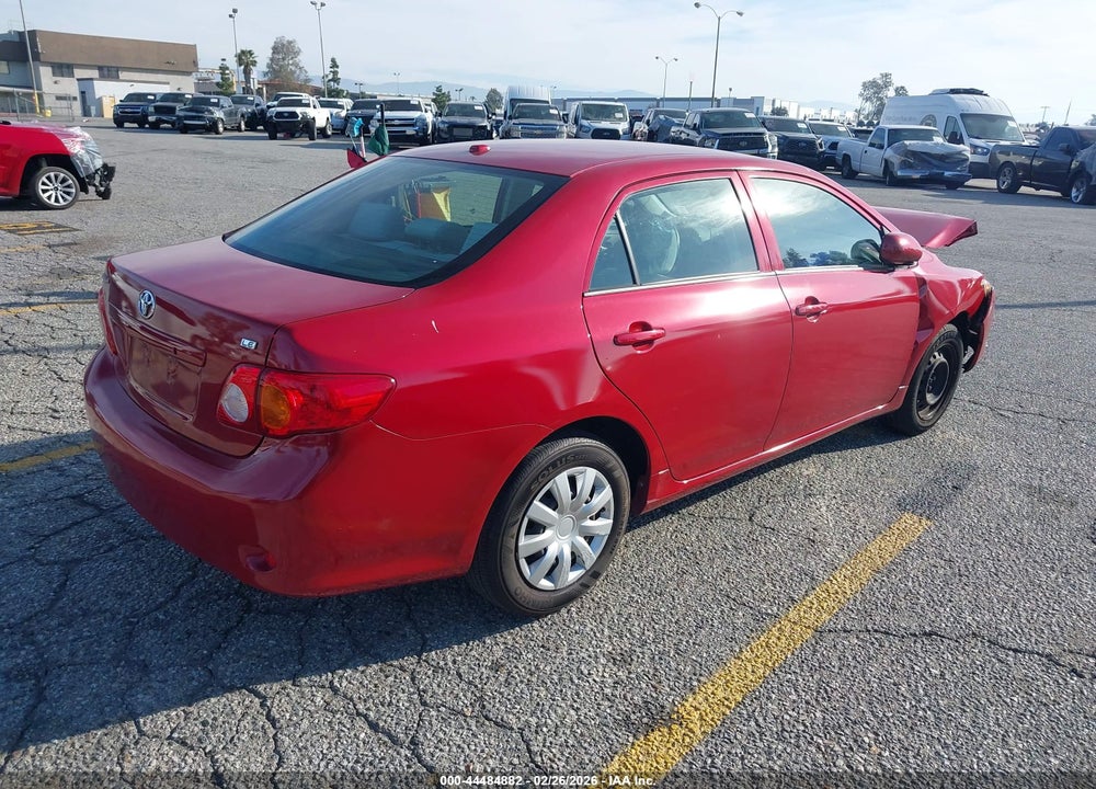 2009 TOYOTA COROLLA LE VIN: JTDBL40E199044536