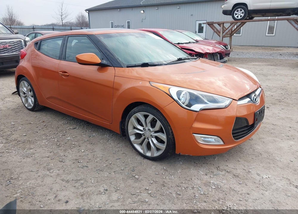 2012 HYUNDAI VELOSTER BASE W/BLACK VIN: KMHTC6AD2CU044065