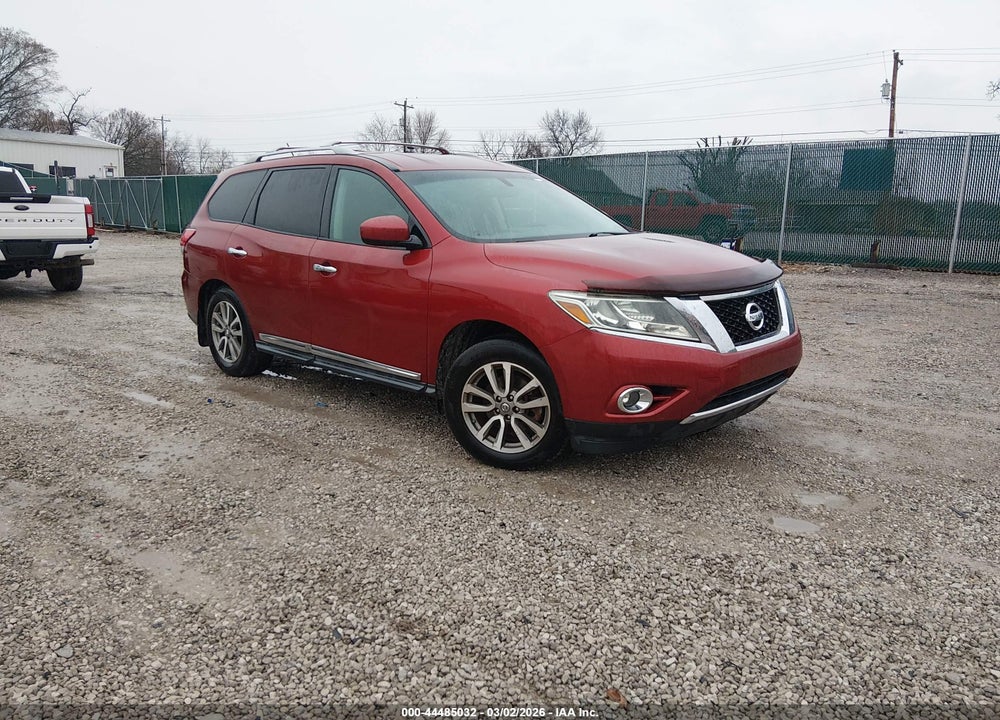 2013 NISSAN PATHFINDER SL VIN: 5N1AR2MMXDC611821