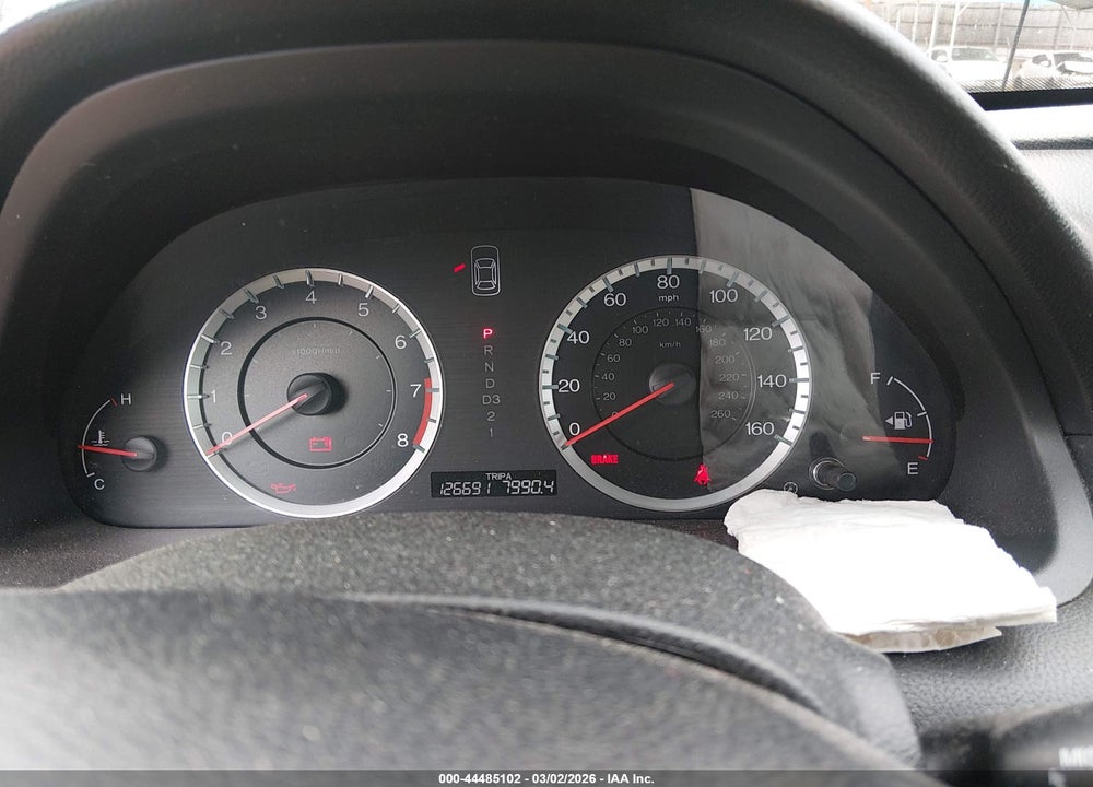2012 HONDA ACCORD 2.4 LX-P VIN: 1HGCP2F43CA073782