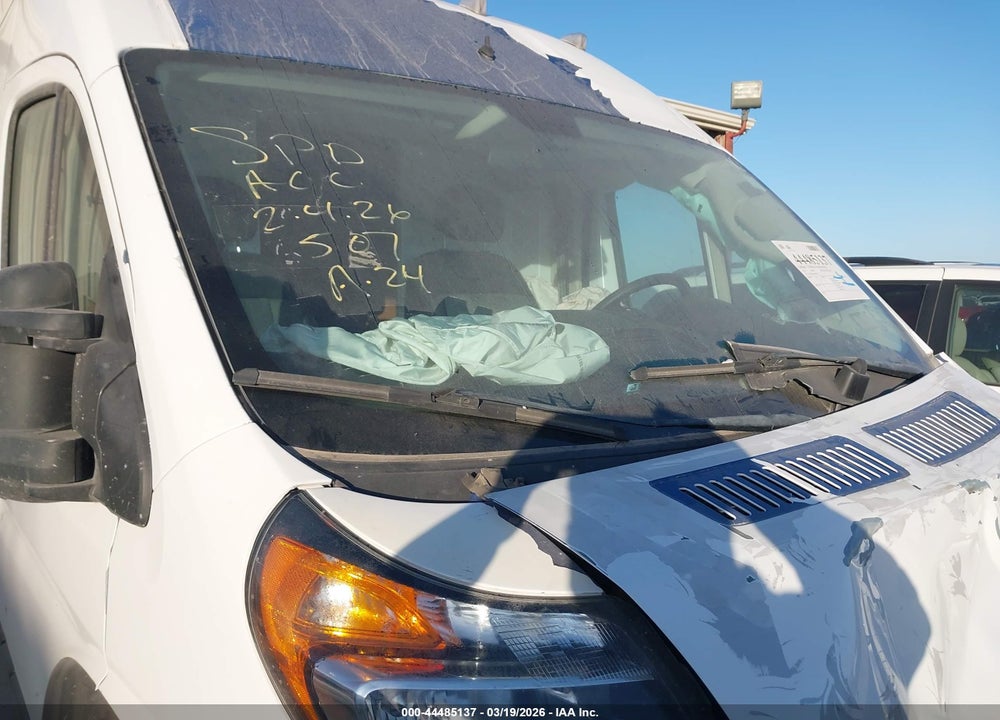 2021 RAM PROMASTER 2500 HIGH ROOF 159 WB VIN: 3C6LRVDG6ME561752