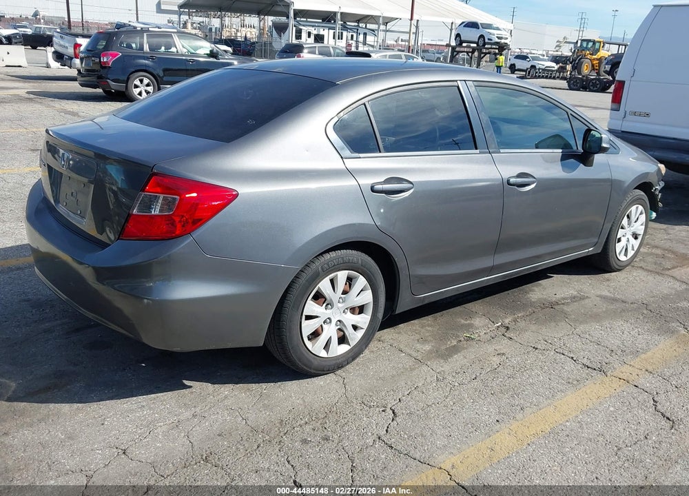 2012 HONDA CIVIC LX VIN: 2HGFB2F51CH527811