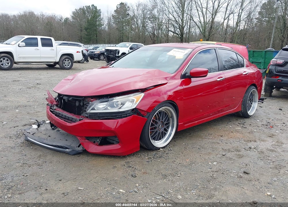 2017 HONDA ACCORD SPORT VIN: 1HGCR2F5XHA277196