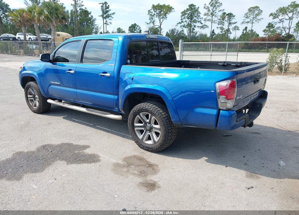 2016 TOYOTA TACOMA LIMITED VIN: 3TMGZ5ANXGM003250