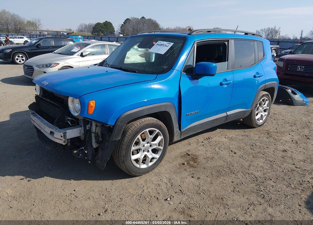 2015 JEEP RENEGADE LATITUDE VIN: ZACCJABT2FPB92435