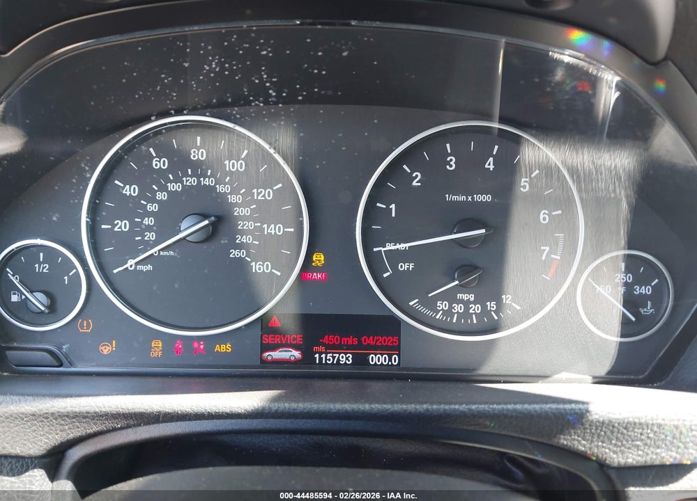 2012 BMW 328I VIN: WBA3A5G5XCNP17972