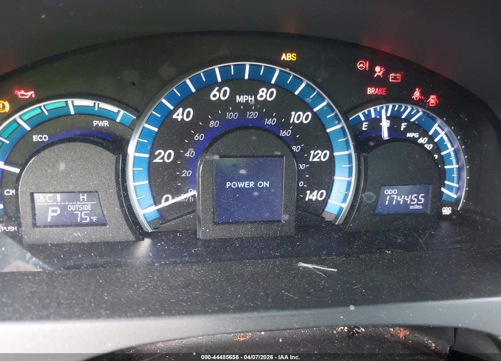 2013 TOYOTA CAMRY HYBRID XLE VIN: 4T1BD1FK1DU084173
