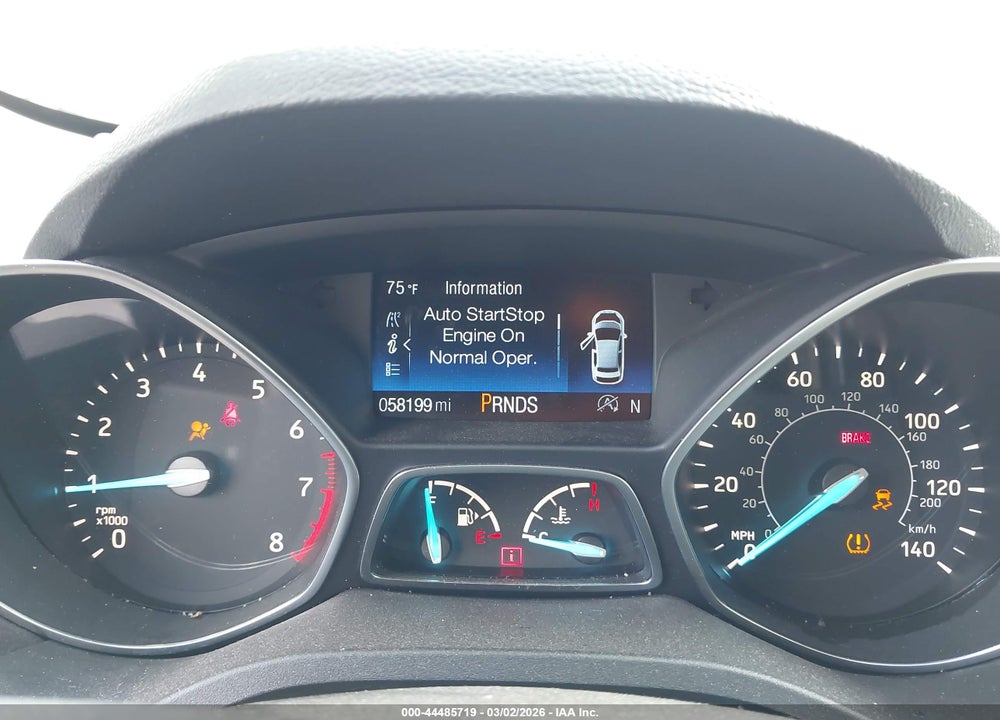 2017 FORD ESCAPE TITANIUM VIN: 1FMCU0J9XHUE97136