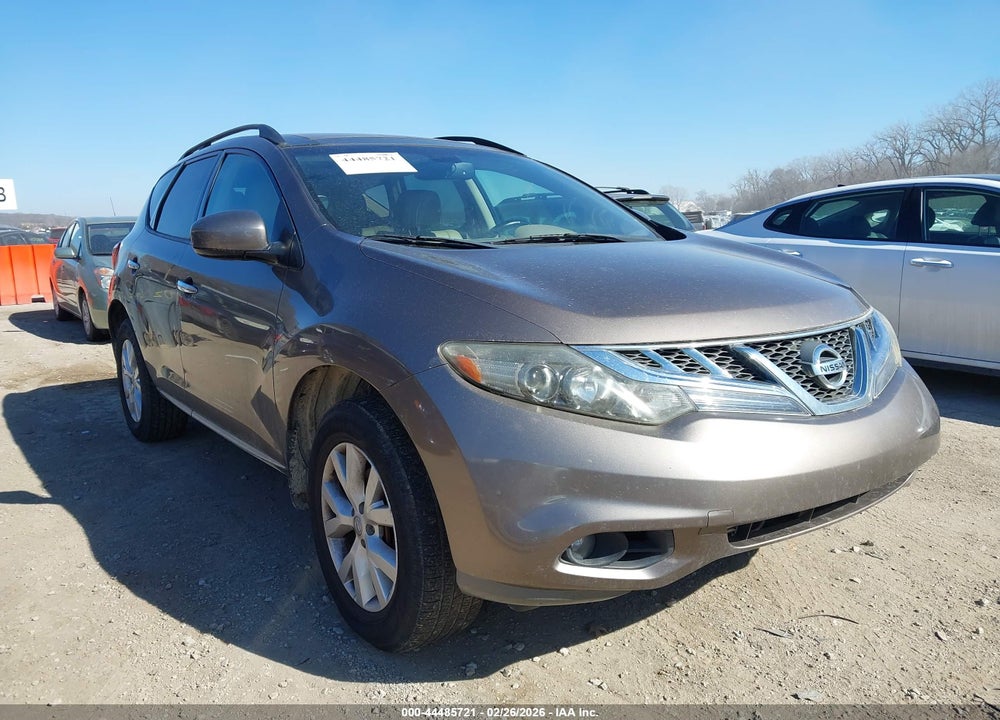 2011 NISSAN MURANO SL VIN: JN8AZ1MW6BW174884