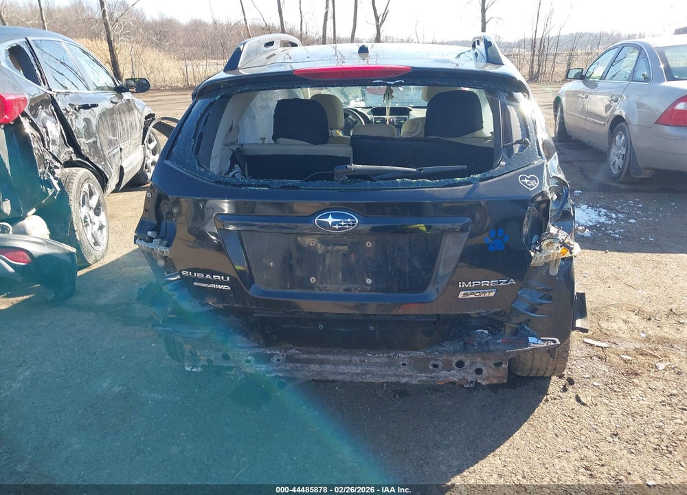 2013 SUBARU IMPREZA 2.0I SPORT PREMIUM VIN: JF1GPAL6XDG826034