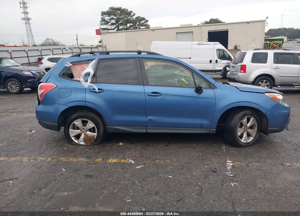 2015 SUBARU FORESTER 2.5I PREMIUM VIN: JF2SJAFCXFH563694