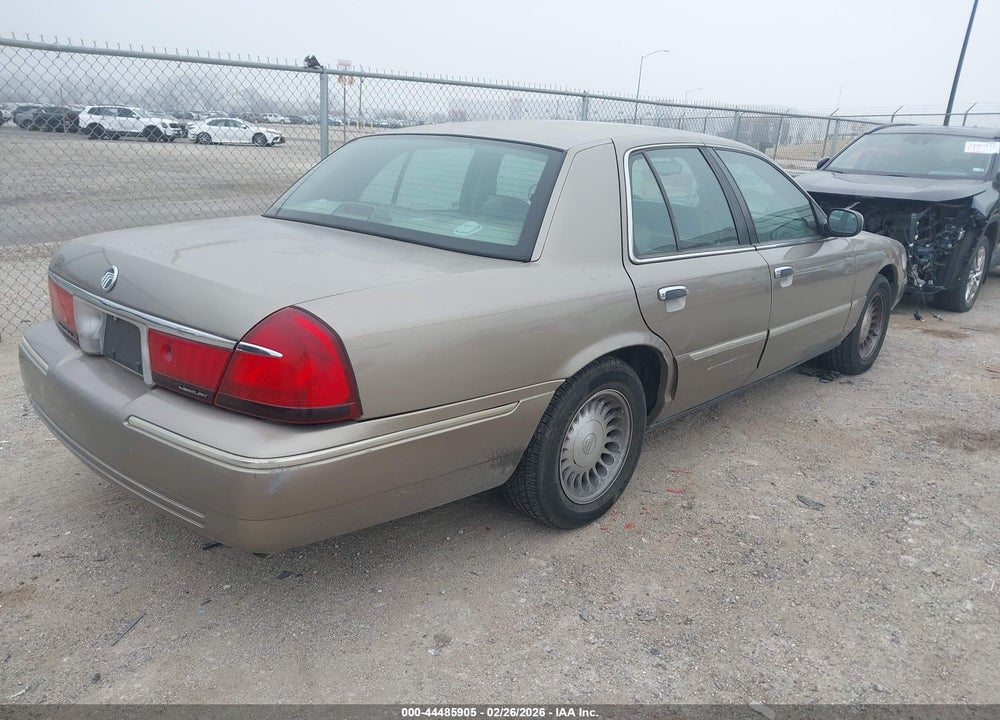 2001 MERCURY GRAND MARQUIS LS VIN: 2MEFM75W31X626390
