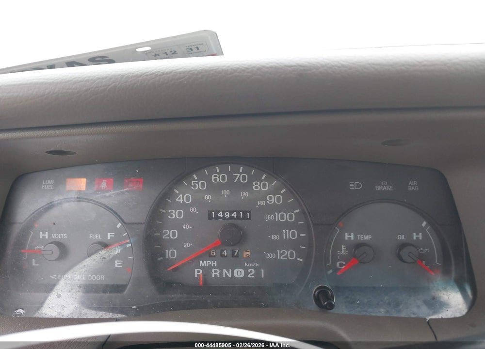 2001 MERCURY GRAND MARQUIS LS VIN: 2MEFM75W31X626390