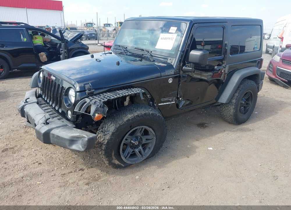 2015 JEEP WRANGLER SPORT VIN: 1C4AJWAG7FL763186