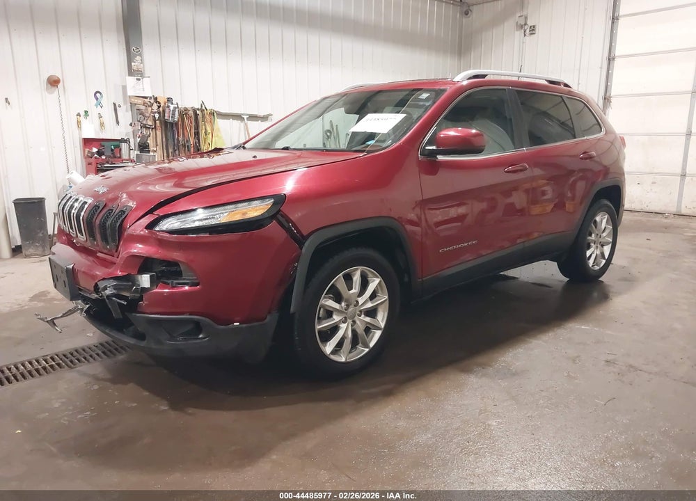 2016 JEEP CHEROKEE LIMITED VIN: 1C4PJMDS9GW245806