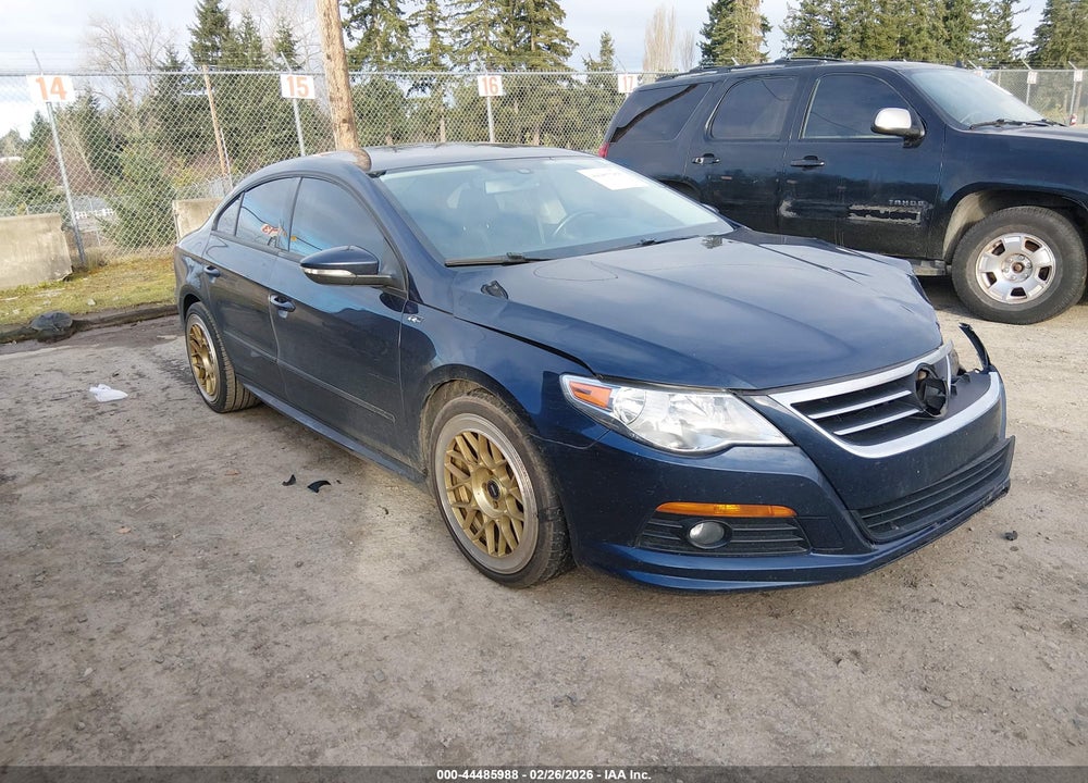 2012 VOLKSWAGEN CC R-LINE VIN: WVWNP7AN0CE506956