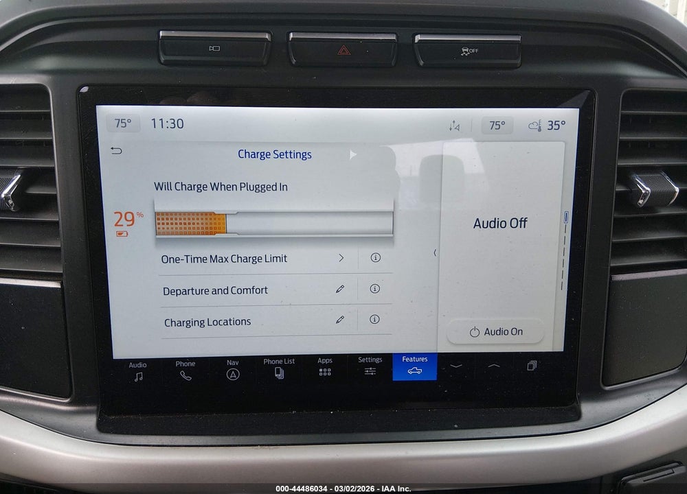 2023 FORD F-150 LIGHTNING PRO VIN: 1FTVW1EL1PWG44840