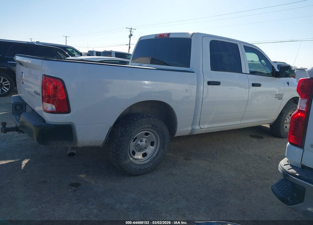 2022 RAM 1500 CLASSIC TRADESMAN  4X4 5'7 BOX VIN: 3C6RR7KG5NG206506