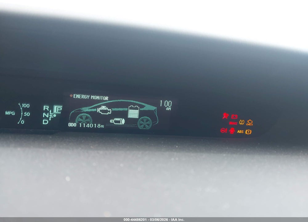 2010 TOYOTA PRIUS IV VIN: JTDKN3DUXA0130183