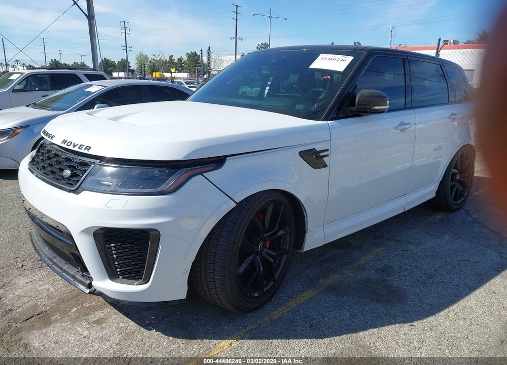 2018 LAND ROVER RANGE ROVER SPORT SVR VIN: SALWZ2SE7JA190288
