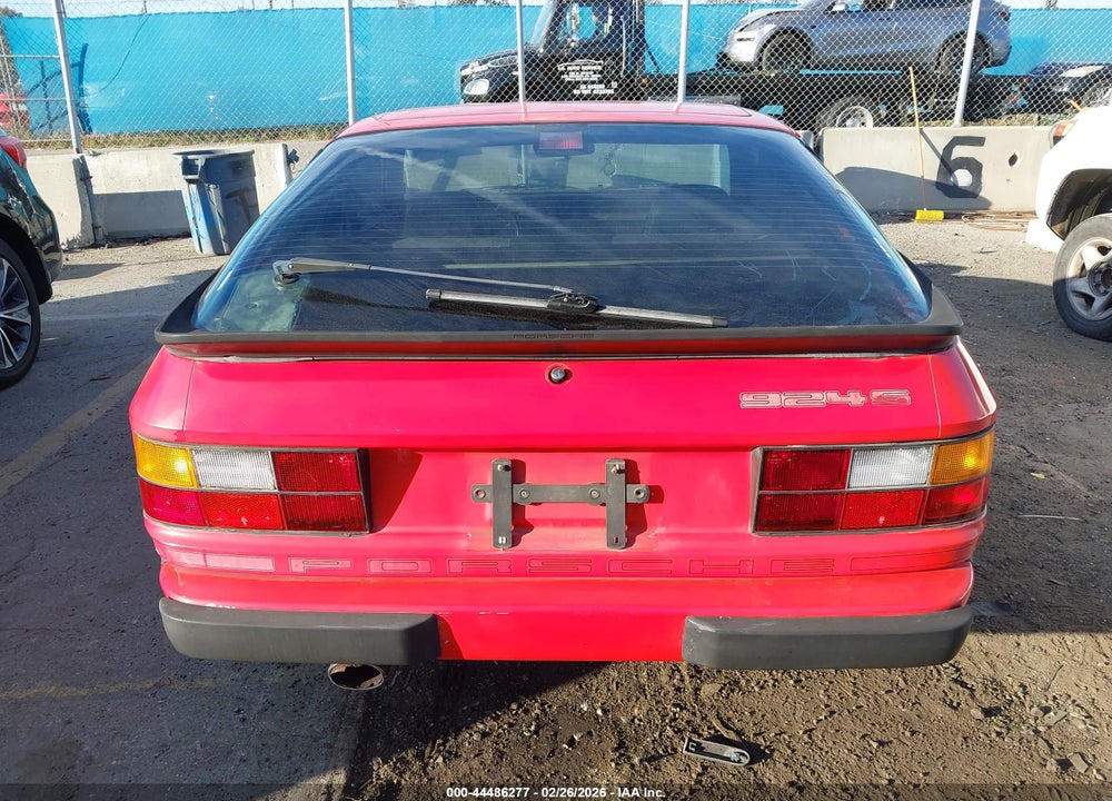 1988 PORSCHE 924 S VIN: WP0AA0923JN451370