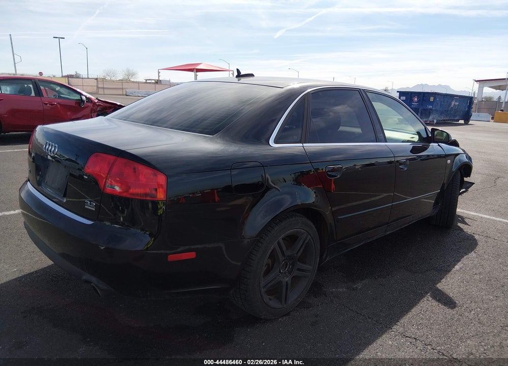 2006 AUDI A4 3.2 VIN: WAUDG78E06A032761