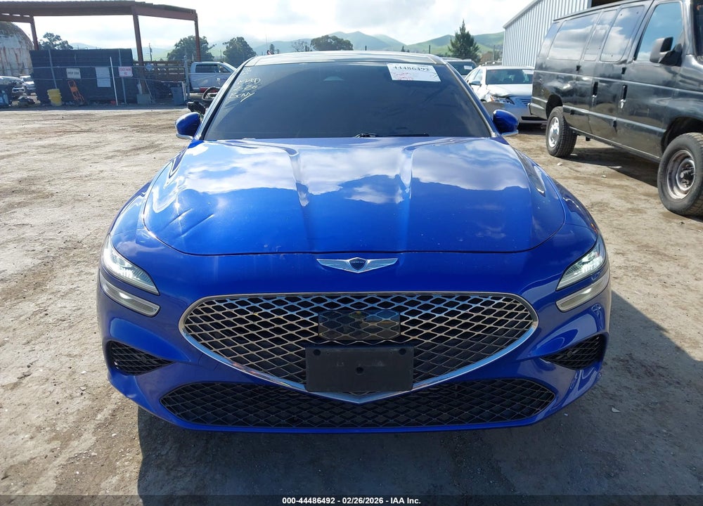 2022 GENESIS G70 2.0T AWD VIN: KMTG34TA9NU098724