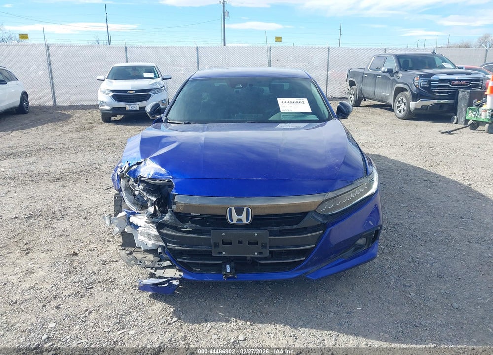 2022 HONDA ACCORD HYBRID SPORT VIN: 1HGCV3F27NA041320